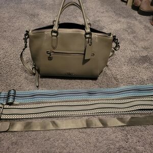 Coach Women's Bag Gray With Gunmetal Hardware